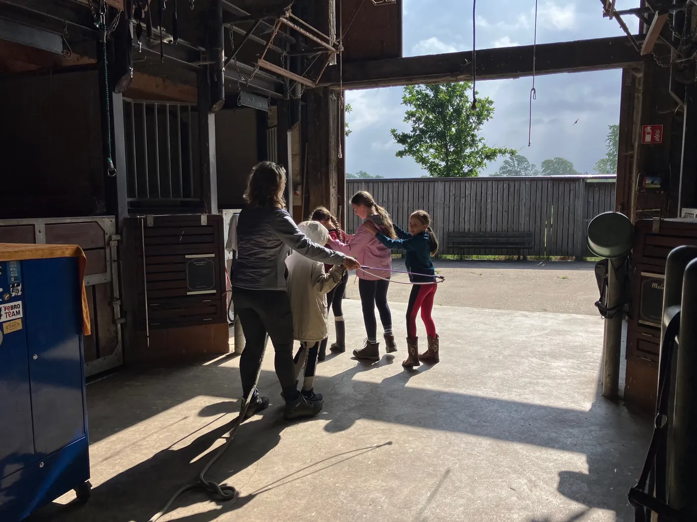 Lesdag met Fien de Baere op onze locatie